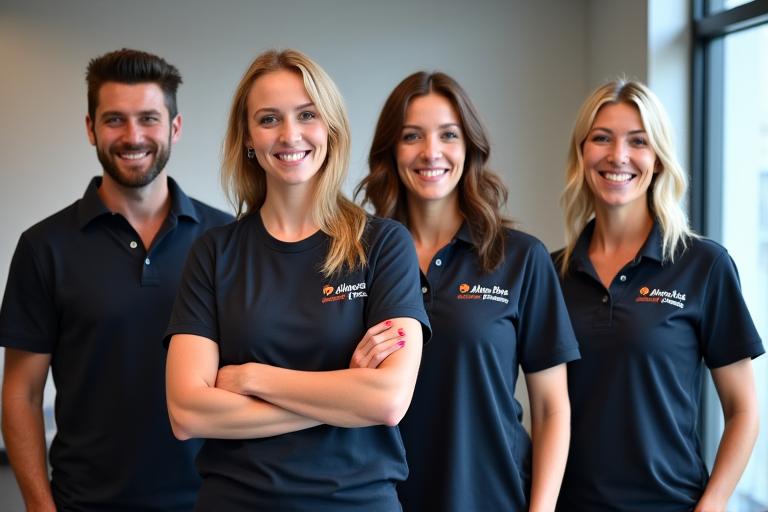 Das professionelle und freundliche Team von AlpenPulse Fitness in Salzburg.